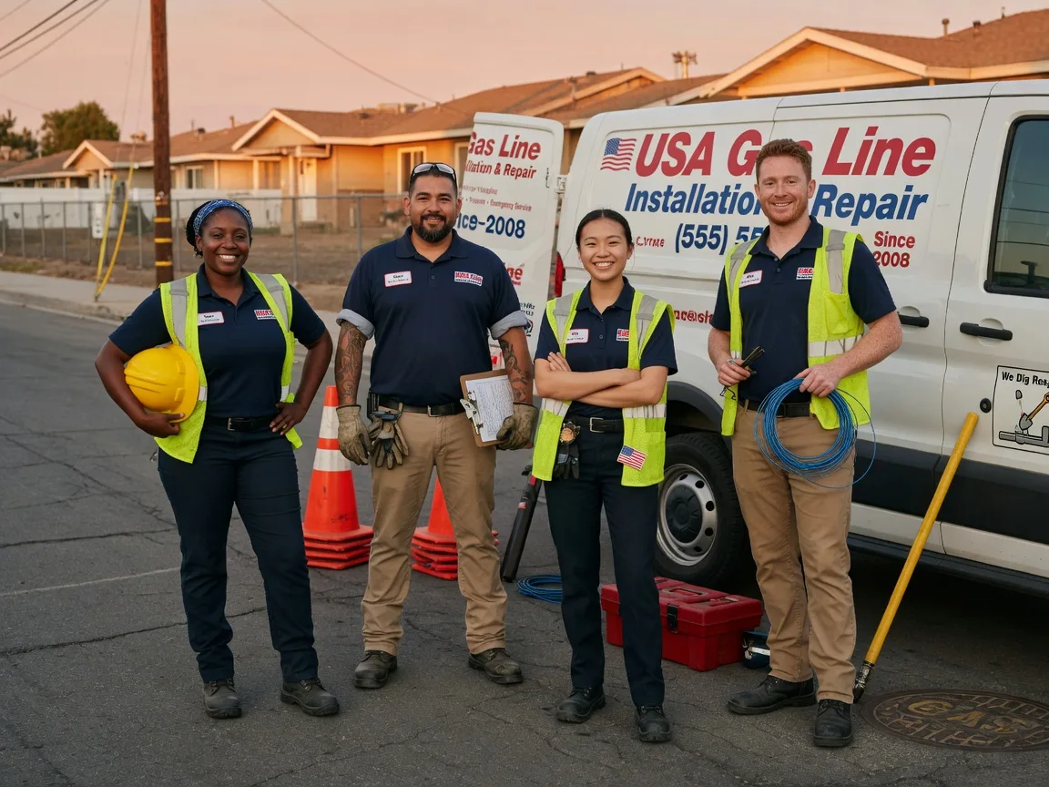 Gas Line Installation company in New Athens, IL